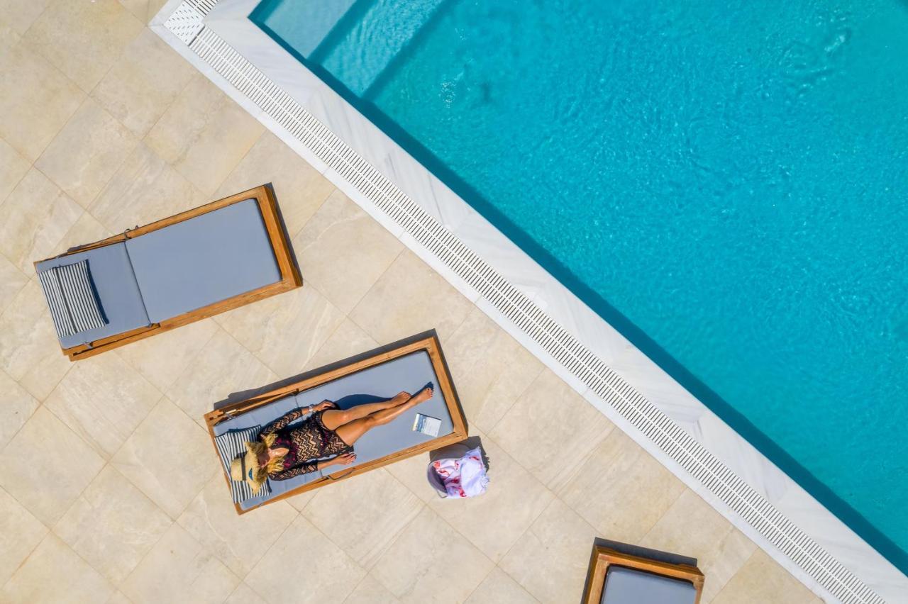 Appartamento Corfos Blue Mykonos Ornos  Esterno foto