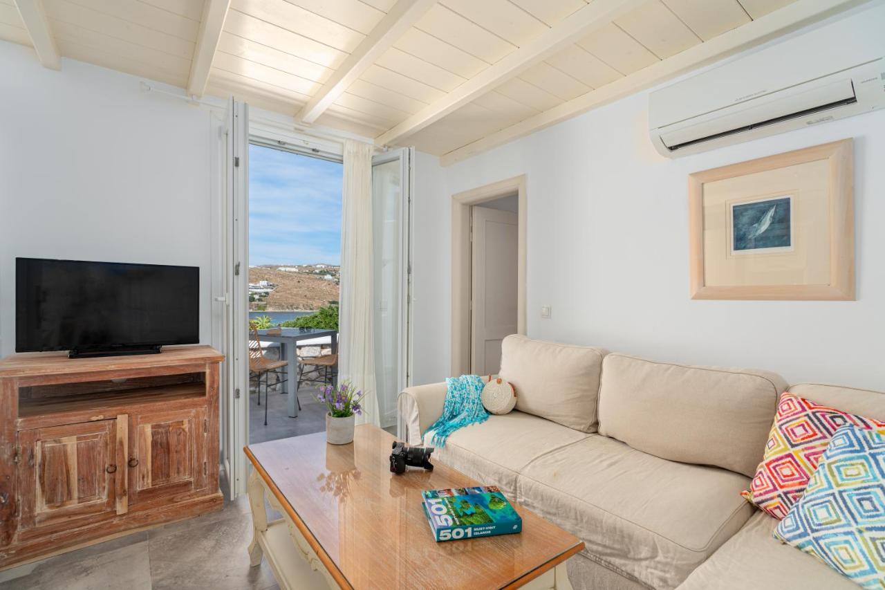 Appartamento Corfos Blue Mykonos Ornos  Esterno foto