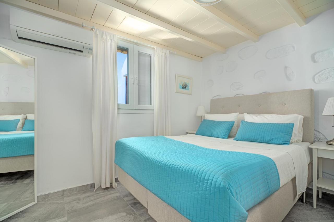 Appartamento Corfos Blue Mykonos Ornos  Esterno foto