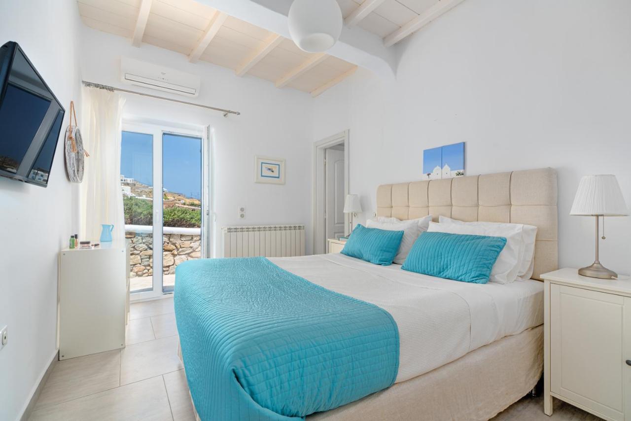 Appartamento Corfos Blue Mykonos Ornos  Esterno foto