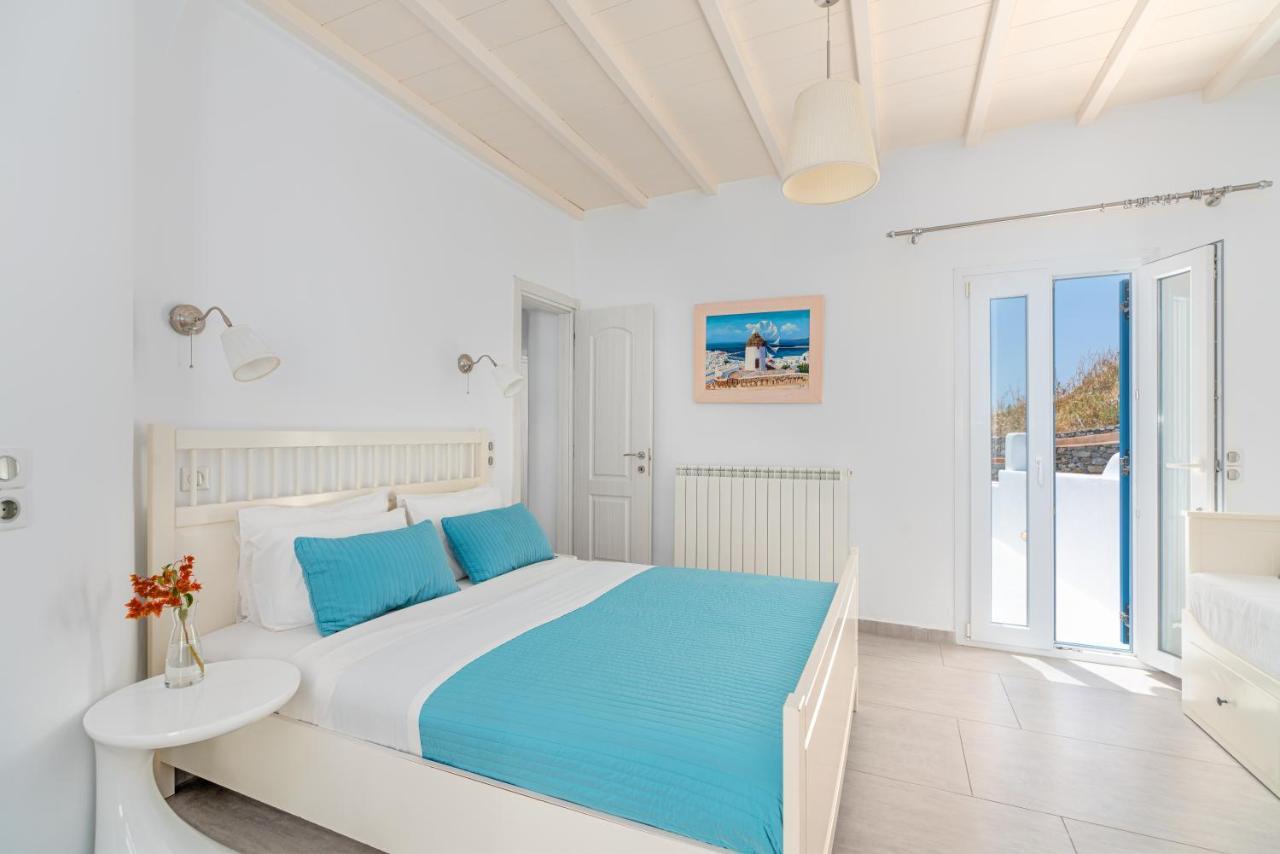 Appartamento Corfos Blue Mykonos Ornos  Esterno foto