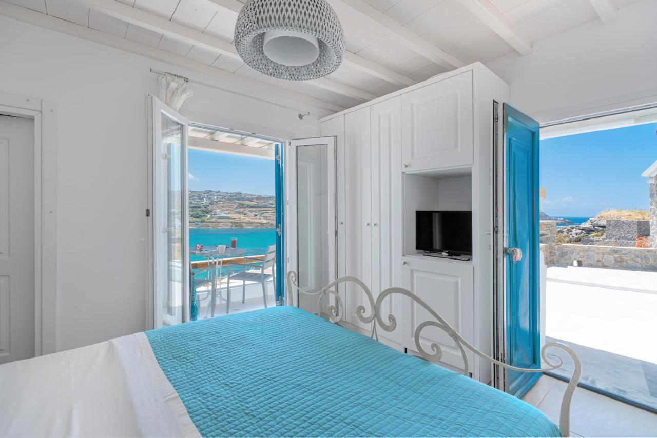 Appartamento Corfos Blue Mykonos Ornos  Esterno foto