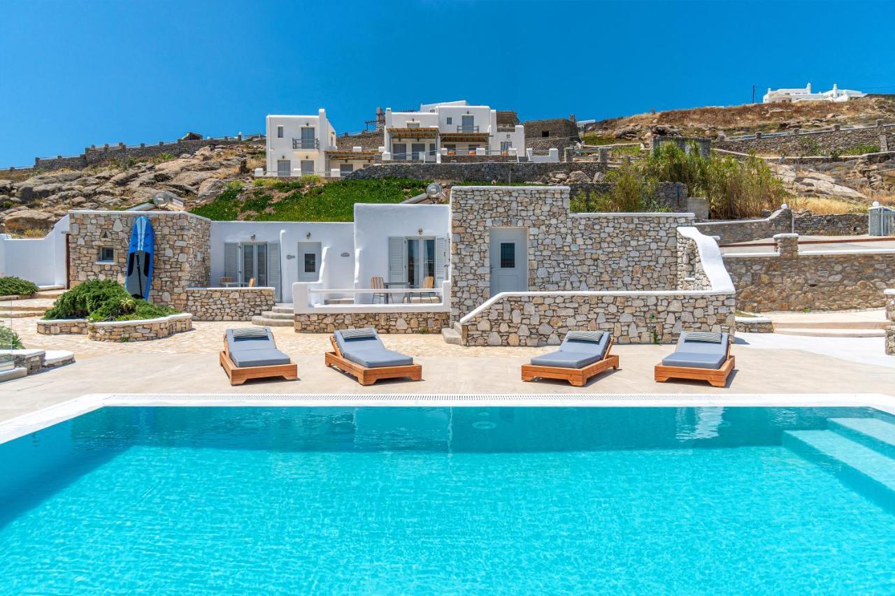 Appartamento Corfos Blue Mykonos Ornos  Esterno foto