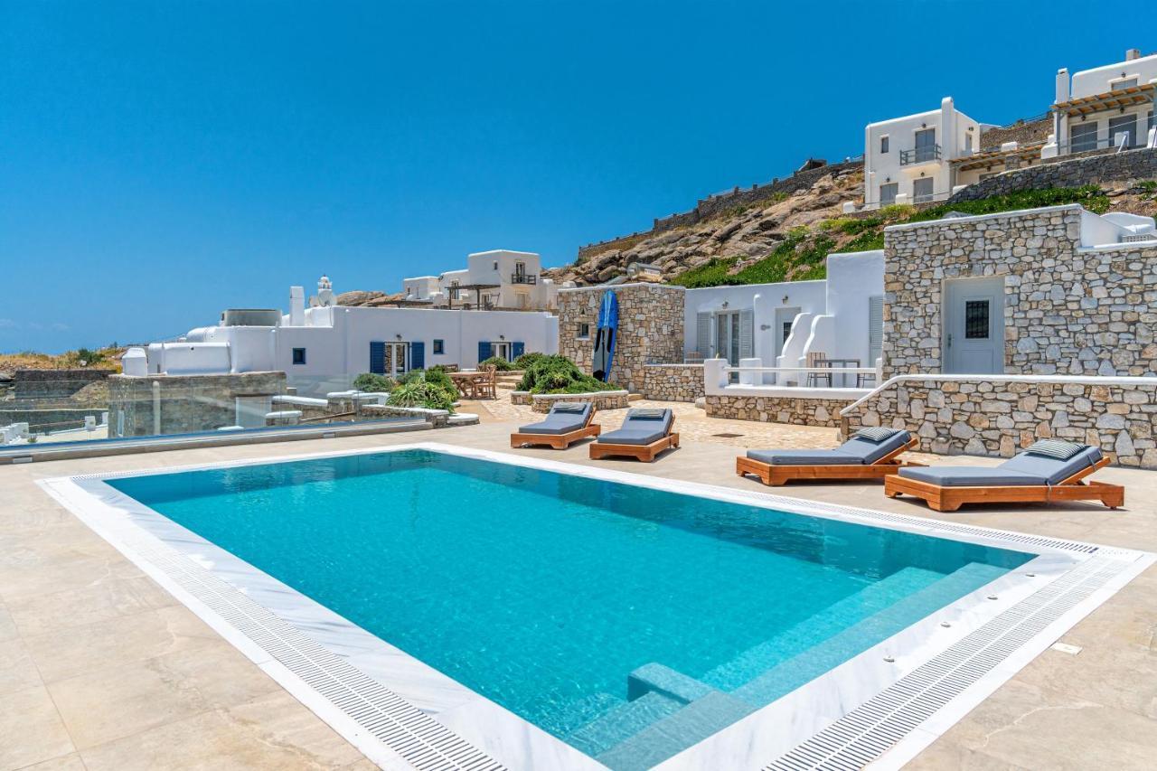 Appartamento Corfos Blue Mykonos Ornos  Esterno foto