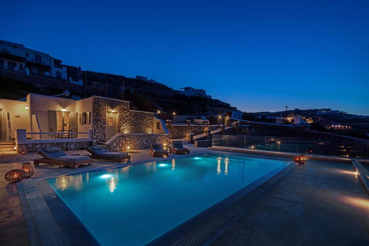 Appartamento Corfos Blue Mykonos Ornos  Esterno foto