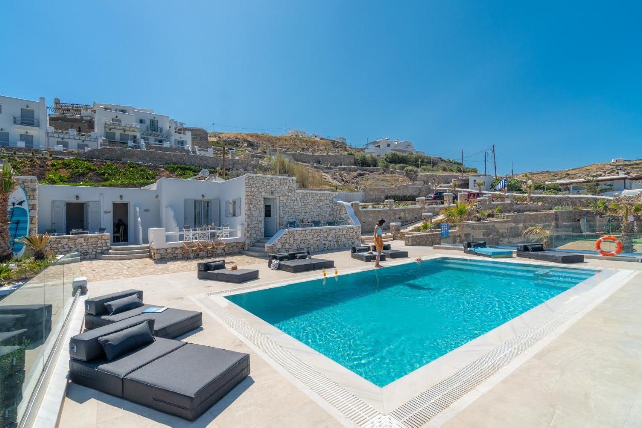 Appartamento Corfos Blue Mykonos Ornos  Esterno foto