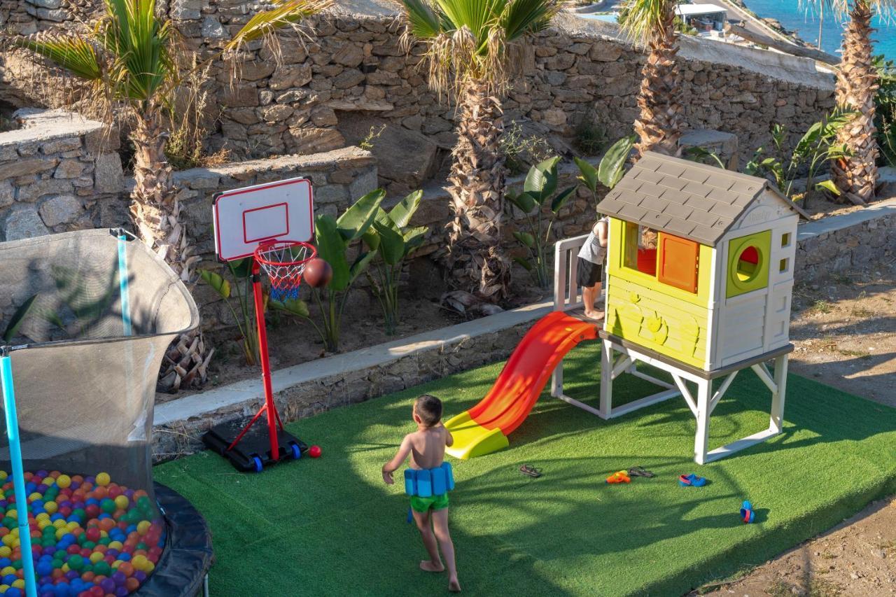 Appartamento Corfos Blue Mykonos Ornos  Esterno foto