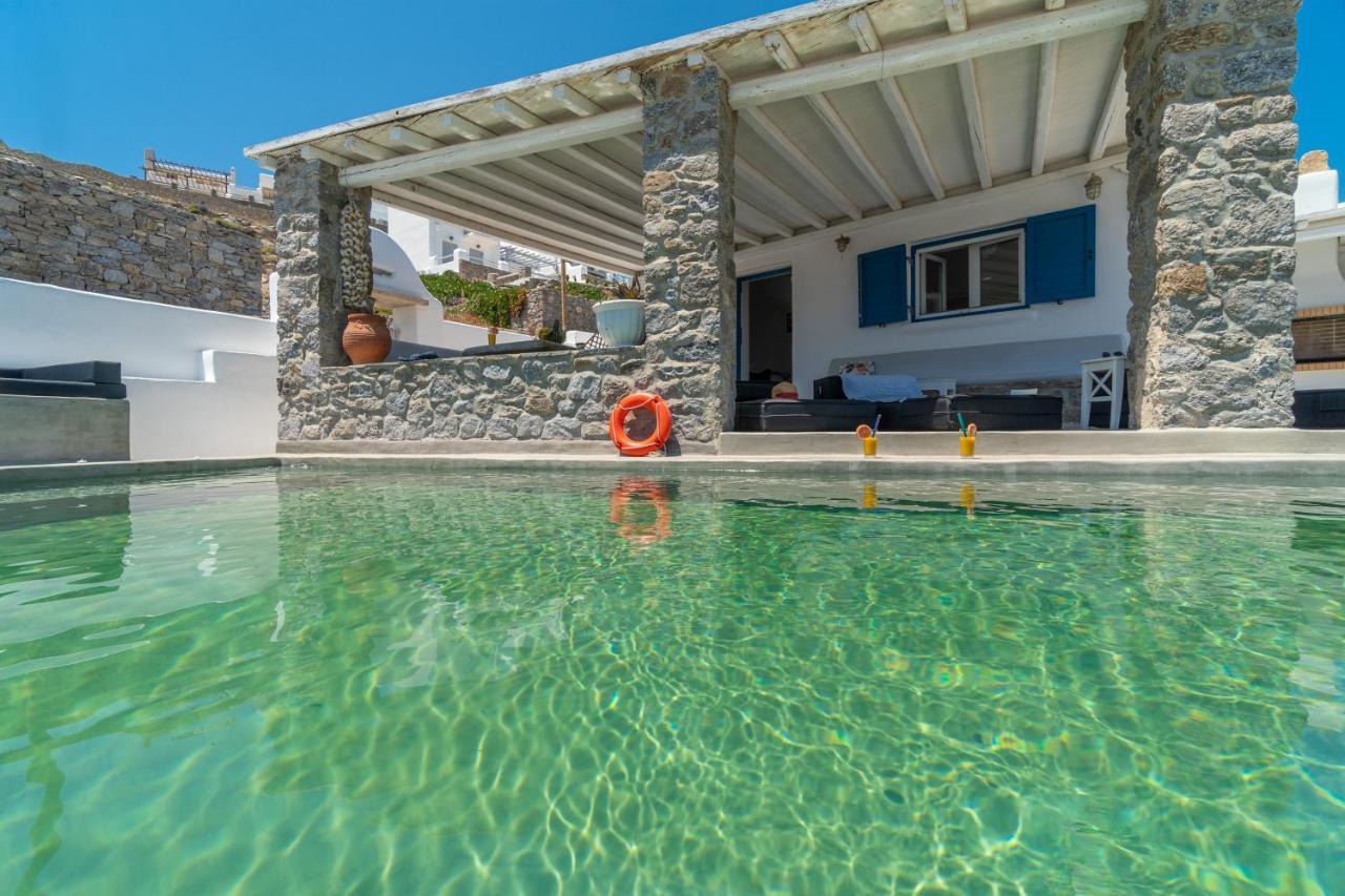 Appartamento Corfos Blue Mykonos Ornos  Esterno foto