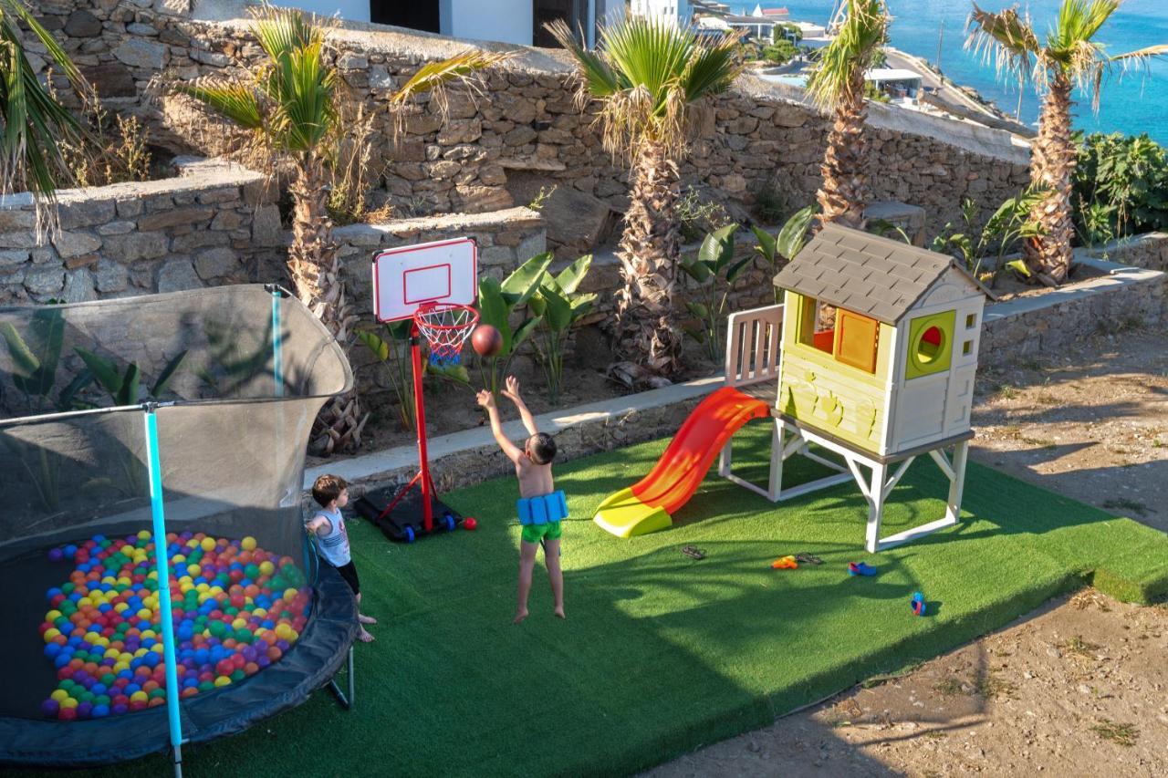 Appartamento Corfos Blue Mykonos Ornos  Esterno foto