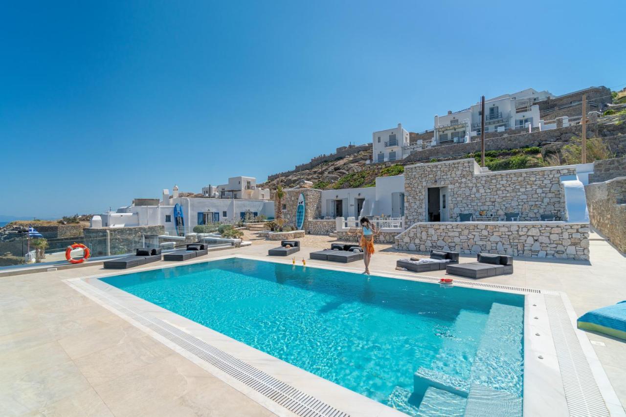 Appartamento Corfos Blue Mykonos Ornos  Esterno foto