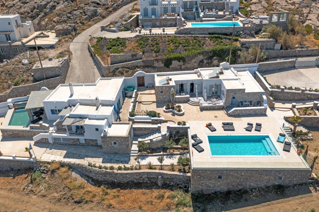 Appartamento Corfos Blue Mykonos Ornos  Esterno foto
