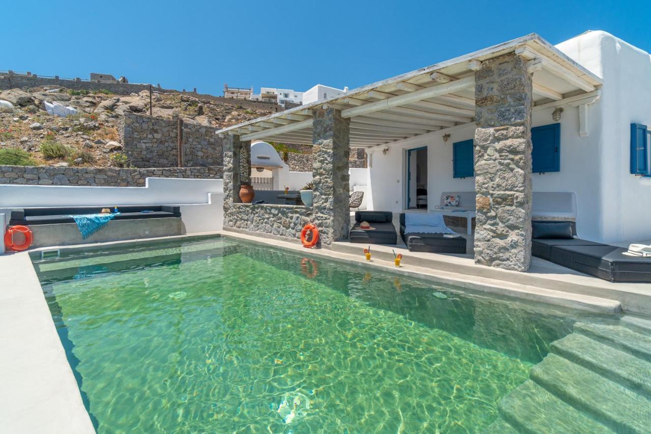 Appartamento Corfos Blue Mykonos Ornos  Esterno foto