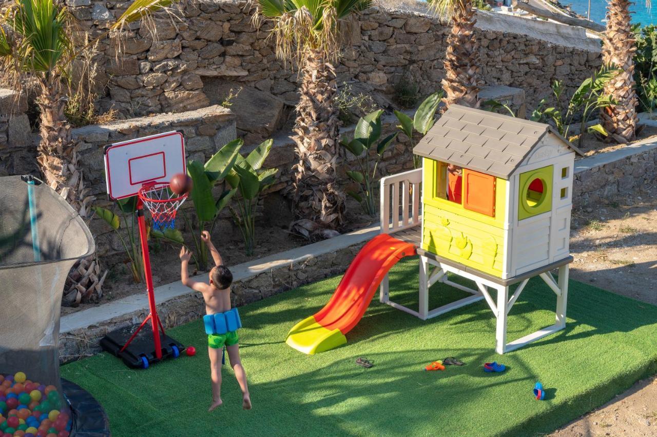Appartamento Corfos Blue Mykonos Ornos  Esterno foto