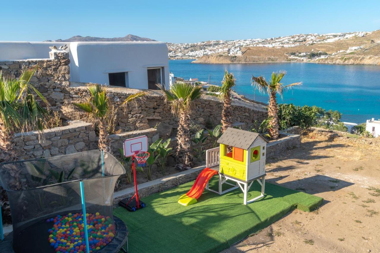 Appartamento Corfos Blue Mykonos Ornos  Esterno foto