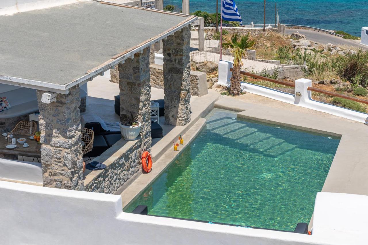 Appartamento Corfos Blue Mykonos Ornos  Esterno foto