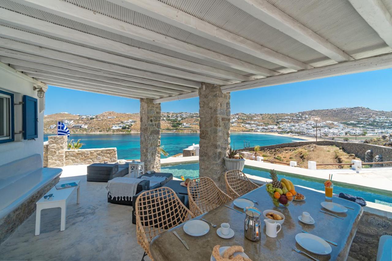 Appartamento Corfos Blue Mykonos Ornos  Esterno foto