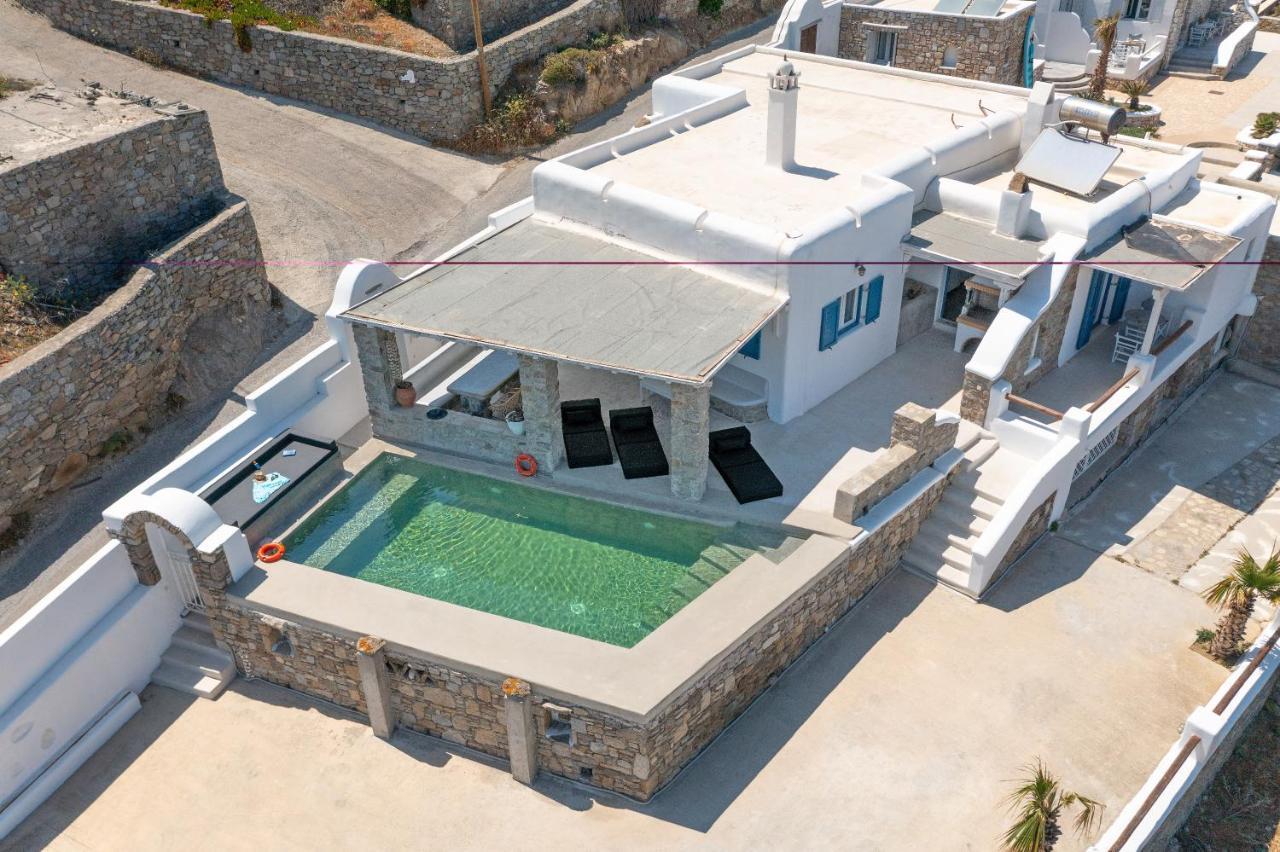 Appartamento Corfos Blue Mykonos Ornos  Esterno foto